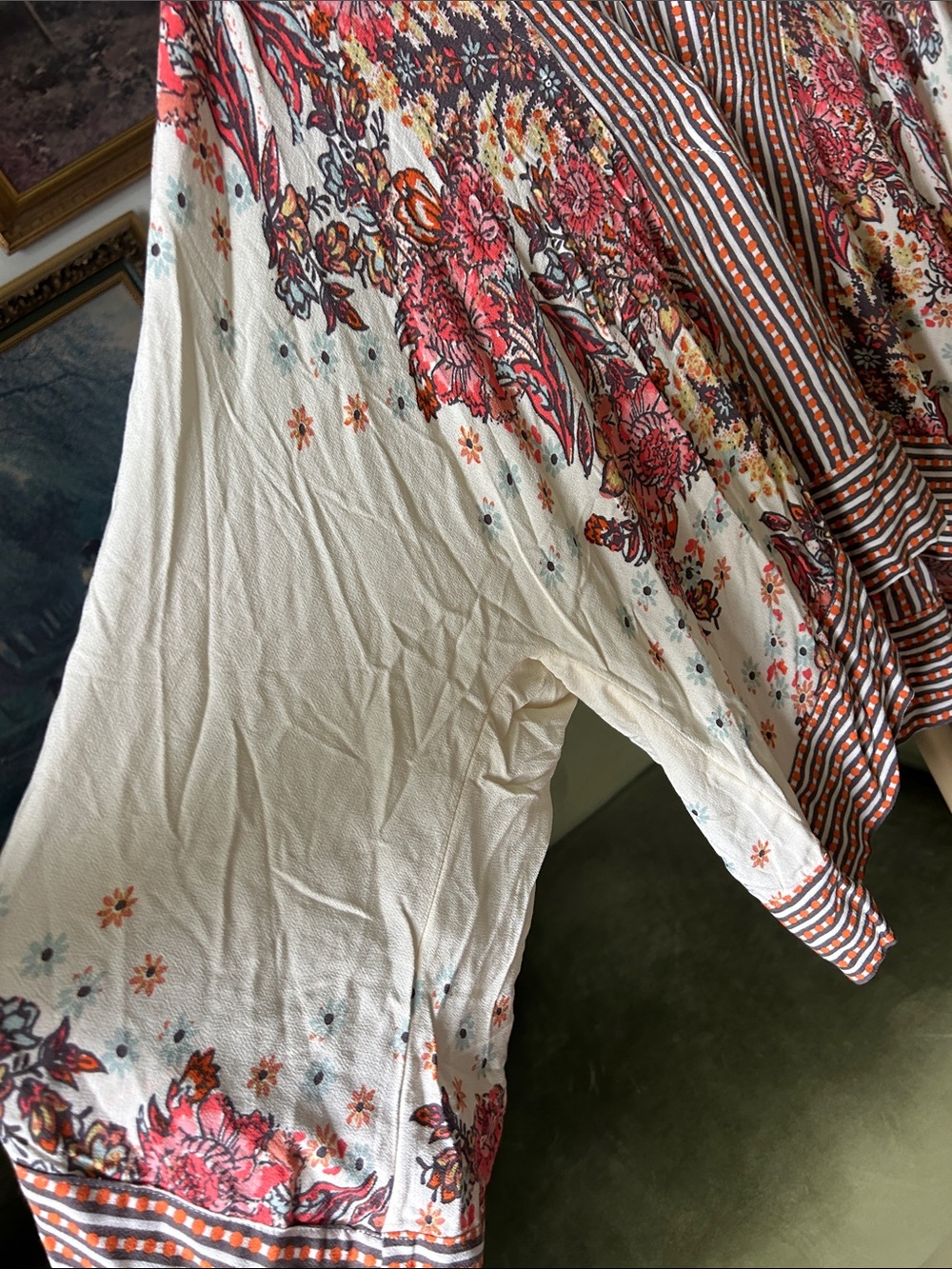 NWT! Free People “Mix N Match V- Neck Blouse” - Tea Combo - Picture 5 of 8